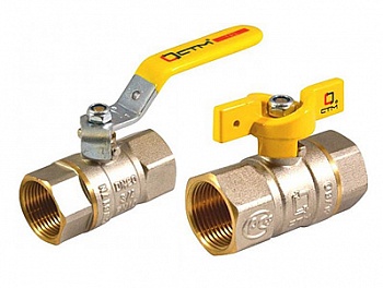 Шаровые краны газа СТМ (STM) муфтовые